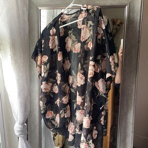 Rose 🌹 poncho overcoat